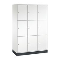 Intro 3-fold compartment locker