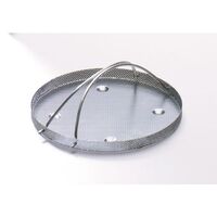 Parts basket with perforated base