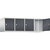 Altillo CLASSIC, 4 compartimentos, anchura de compartimento 400 mm, gris luminoso / gris negruzco.