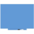 Skinwhiteboard-Modul lackiert 55x75cm RAL 630-1 blau