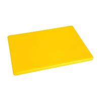 Hygiplas Small Low Density Yellow Chopping Board for Cooked Meat 30x30cm