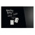 Design-Glasboards, Farbe tief-schwarz, Größe 1500x1000mm