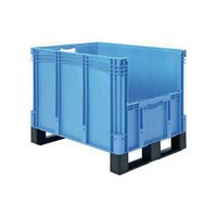 Heavy duty stacking containers