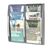 Wall mounted coloured leaflet dispensers - 6 x A4 pockets, grey
