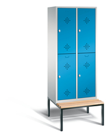 C+P Szafka dwupoziomowa Classic, 2 przedziały, H2090B810T815 mm