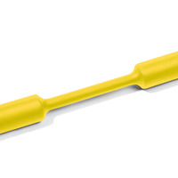 Warmschrumpfschlauch 2:1 (3,2/1,6 mm), selbstverlöschend, gelb, 100 m Rolle