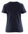 Damen T-Shirt 3479 dunkel marineblau/schwarz - Rückseite