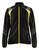 Damen Microfleece Jacke 4973 schwarz/gelb