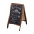 Chalkboard A-Board "Classic S" | 440 x 660 mm (W x H) 510 x 900 mm (W x H) Classic S