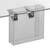Leaflet Hanger / Leaflet Dispenser / Shelf Leaflet Holder to Clip On, transparent | for clipping on to 10-25 mm thick shelves
