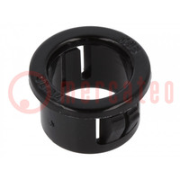 Grommet; Ømount.hole: 14.3mm; Øhole: 11.4mm; black