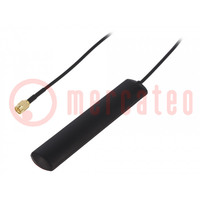 Antenna; GSM; 2dBi; linear; for ribbon cable; 50Ω; 115x22x5mm
