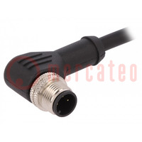 Plug; M12; PIN: 3; male; A code-DeviceNet / CANopen; IP67; 250V; 4A