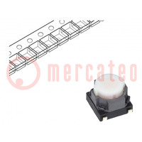 Microswitch TACT; SPST; Pos: 2; 0.02A/15VDC; SMT; none; 6.1x6x3.5mm