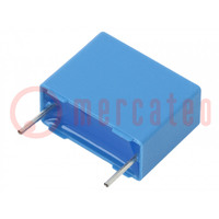 Capacitor: polypropylene; Y2; 47nF; 18x14.5x8.5mm; THT; ±20%; 15mm