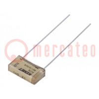 Kondensator: papierowy; X1; 1nF; 480VAC; 10,2mm; ±20%; THT; P278