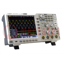 Oscilloscopio: digitale; Ch: 4; 200MHz; 1Gsps; 40Mpts; LCD TFT 8"