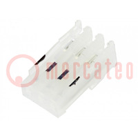 Plug; wire-board; female; PIN: 3; end connector; 2.54mm; IDC; 24AWG