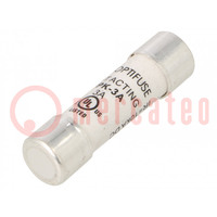 Fuse: fuse; quick blow; 3A; 600VAC; 600VDC; cylindrical,industrial