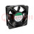 Fan: AC; axial; 230VAC; 120x120x38mm; 210m3/h(±10%); 46dBA; 2750rpm