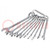 Wrenches set; combination spanner; steel; 10pcs.