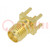 Plug; SMA; female; straight; 50Ω; THT; for cable; PTFE; gold-plated