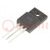 Transistor: NPN; bipolaire; 50V; 12A; 30W; TO220FP