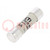 Fuse: fuse; gR; 6A; 1000VDC; cylindrical