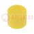 Drukknop; Achtergrondver: geen; Lichaam: geel; Mat: ABS; MPA