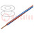 Przewód; H05V-K,LgY; linka; Cu; 0,75mm2; PVC; czerwono-niebieski