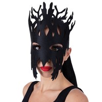 Masque arbre - noir