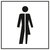 Symbolschild selbstklebend Graphic-Line Classic, Kunststoff, Größe 15,00 cm x 15,00 cm Version: 22 - Transgender