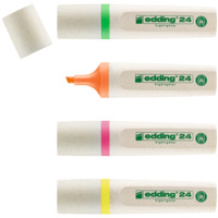edding 24-4 S EcoLine highlighter set Pack of 4
