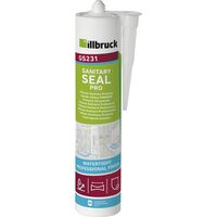 Produktbild zu Illbruck GS231 Sanitär- und Glasbausilikon 310ml silbergrau