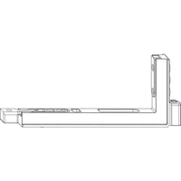 Produktbild zu WINKHAUS sarokpánt FL.IF.RS, V13, 130 kg, balos, ezüst