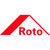 LOGO zu ROTO NT/NX szárnyperemrúdzár vasalatnútos fix 690 mm ezüst