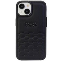 AUDI GT AU-TPUPCIP15M-GT/D2-BK COQUE RIGIDE EN CUIR SYNTHÉTIQUE POUR IPHONE 15 PLUS 6,7" NOIR 57983118177