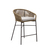 Yanet touwkruk in beige 65 cm hoog