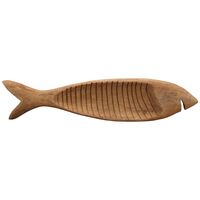 FischTeller Artisanal - Holz - 59,5x13x5 cm