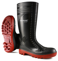 Dunlop Acifort Ribbed Full Safety Wellington Black 08