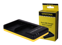 PATONA LP-E6 Akkuladegerät Batterie für Digitalkamera