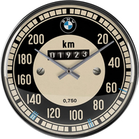 Nostalgic Art BMW Speedometer Wand Quartz clock Kreis Mehrfarbig