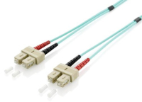 Equip SC/SC Fiber Optic Patch Cable, OM3, 5.0m