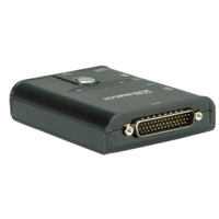 Value KVM Switch "Star", 1U - 2 PCs, DVI / HDVideo, USB KVM-switch Zwart