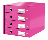 Leitz 60490023 irattároló doboz Farostlemez Rózsaszín
