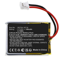 CoreParts MBXDC-BA082 huishoudelijke batterij Oplaadbare batterij Lithium-Polymeer (LiPo)