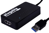 Plugable Technologies UGA-2KHDMI video cable adapter USB Type-A HDMI Black