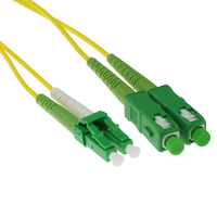 ACT RL2702 Glasvezel kabel 2 m LC OS2 Groen, Geel