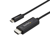 StarTech.com Cavo adattatore USB C a HDMI da 2m - Cavo video USB tipo C a HDMI 2.0 - Compatibile con Thunderbolt 3 - USB Type C Laptop a HDMI Monitor/Display - DP 1.2 Alt Mode H...