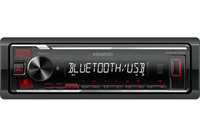 Kenwood KMM-BT209 radio samochodowe Czarny 200 W Bluetooth